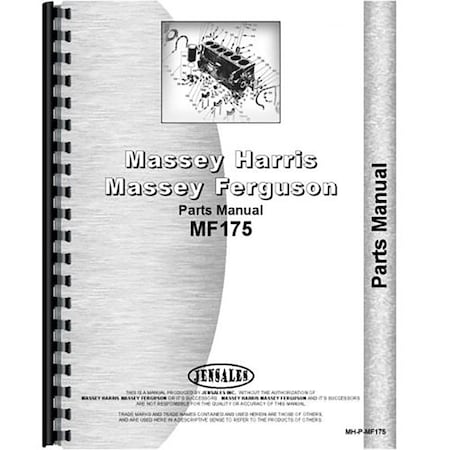 Aftermarket Tractor Parts Manual Fits Massey Ferguson 175 RAP78927